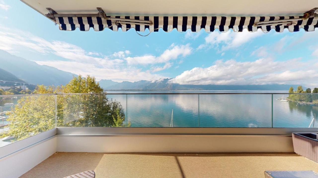 Lakefront Apartment With Exceptional View Territet Eksteriør bilde